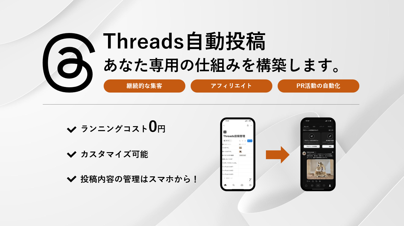 Threads自動投稿の仕組み構築